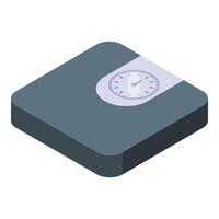 Sport scales icon isometric vector. Medical elastic bandage vector