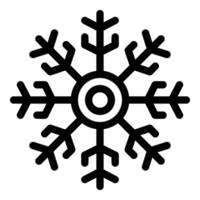 Frozen ice rink icon outline vector. Icy cold playing area vector