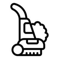 Steam floor cleaner icon outline vector. Hard surface scrubber vector