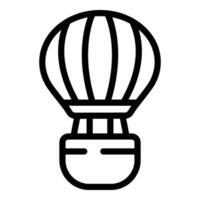 Warsaw balloon flight icon outline vector. Travel experience vector