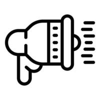 Help people megaphone icon outline vector. Ship lifeboat vector