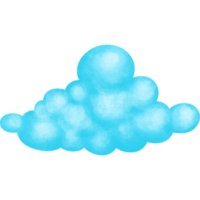 blu cielo nube bolla dipingere disegnare design png