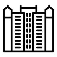 Vienna icon outline vector. City architecture vector