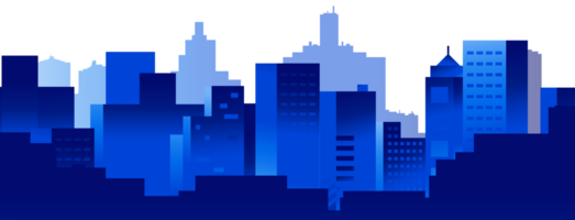 City panorama with cityscape buildings background design. png