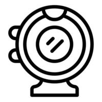 Camera go pro icon outline vector. Digital modern device vector