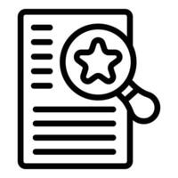 Skillset acquisition icon outline vector. Talent development progress vector