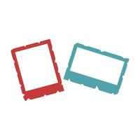 Vintage picture frame. Decorative vintage frames and borders vector