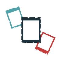 Decorative vintage frames and borders. Ornamental frames vector