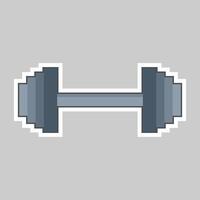 Barbell weights isolated on gray background. Gym body builder vector