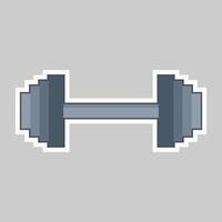 Barbell weights isolated on gray background. Gym body builder vector