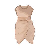 illustration of women clothes vector