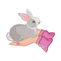 illustration of rabbit vector