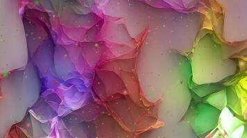 AI generated Abstract twisted holographic animation.Abstract liquid gradient background animation. video