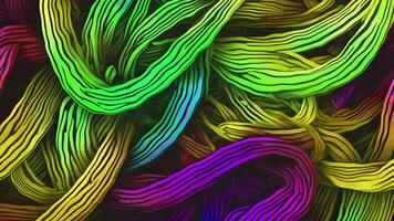 AI generated Abstract twisted holographic animation.Abstract liquid gradient background animation. video
