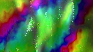 AI generated Abstract twisted holographic animation.Abstract liquid gradient background animation. video