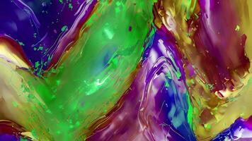 AI generated Abstract twisted holographic animation.Abstract liquid gradient background animation. video