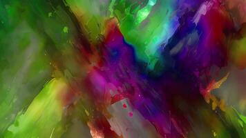 AI generated Abstract twisted holographic animation.Abstract liquid gradient background animation. video