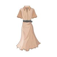 illustration of dress vector