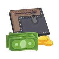 illustration of wallet vector