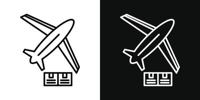 Air delivery icon vector