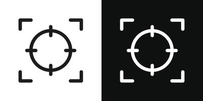 Focusing vector icon