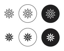 Flowers vector icon