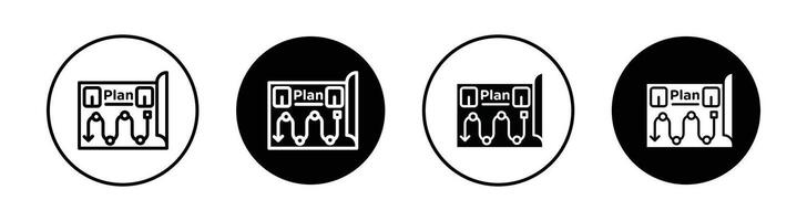 icono de vector de planificación