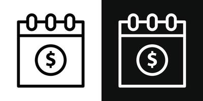 Salary day icon vector