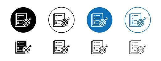 Accomplished goals and objectives icon vector