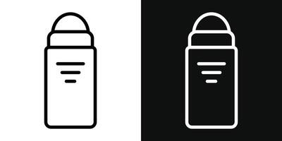 Deodorant roll on icon vector