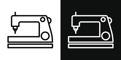 Sewing machine icon vector