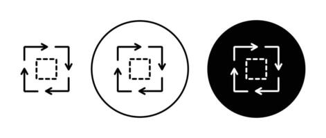 Sequential process icon vector