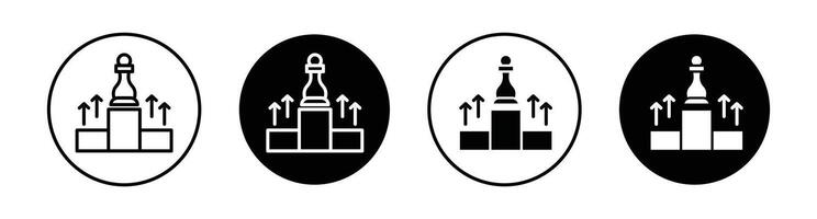 Archive market leadership icon vector