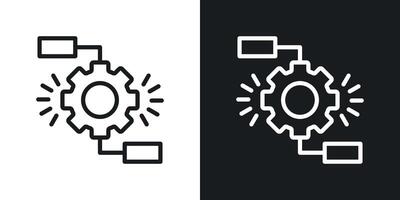 Synthesis of ideas icon vector