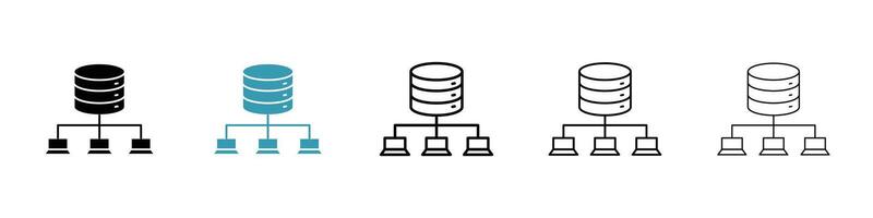 Data mining icon vector