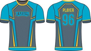 All sports team jersey design with an elegant edgy and wild look for all your casual, fashion and sportswear vector