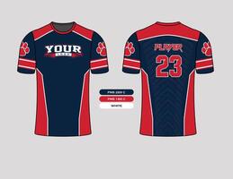 All sports team jersey design with an elegant edgy and wild look for all your casual, fashion and sportswear vector