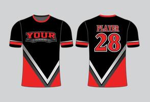 All sports team jersey design with an elegant edgy and wild look for all your casual, fashion and sportswear vector