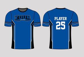 All sports team jersey design with an elegant edgy and wild look for all your casual, fashion and sportswear vector