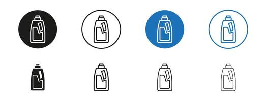 liquid detergent icon vector