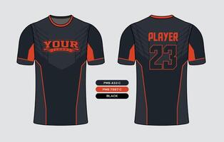 All sports team jersey design with an elegant edgy and wild look for all your casual, fashion and sportswear vector