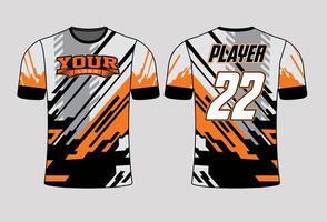 All sports team jersey design with an elegant edgy and wild look for all your casual, fashion and sportswear vector