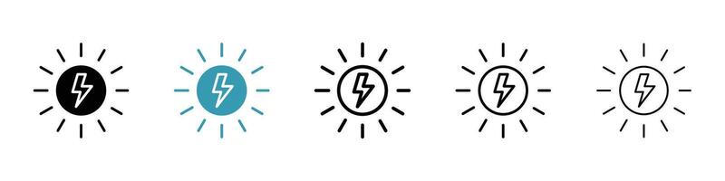 Alternative power icon vector