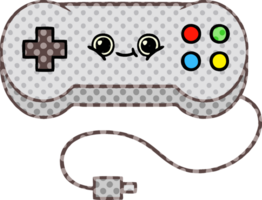 bande dessinée livre style dessin animé de une Jeu manette png