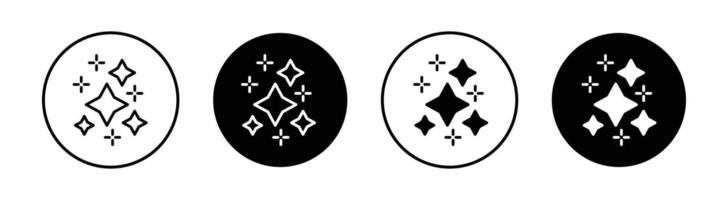 Magic stars icon vector