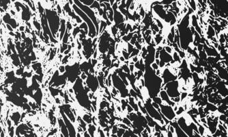 a black and white marble wall with white paint vector