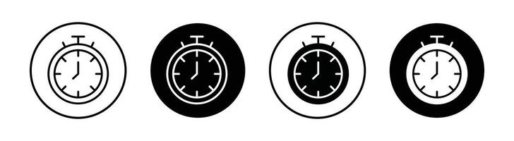 Stopwatch vector icon