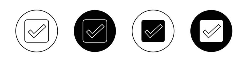 Checkbox vector icon