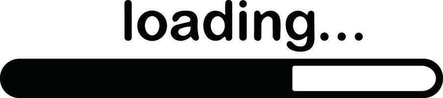 Load indicator. Loading status bar, download progress and line upload or file transfer waiting bars vector symbols. Line visualization element