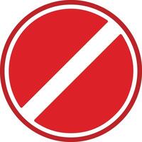 Do not enter warning sign. Stop red sign icon with white hand, stock vector